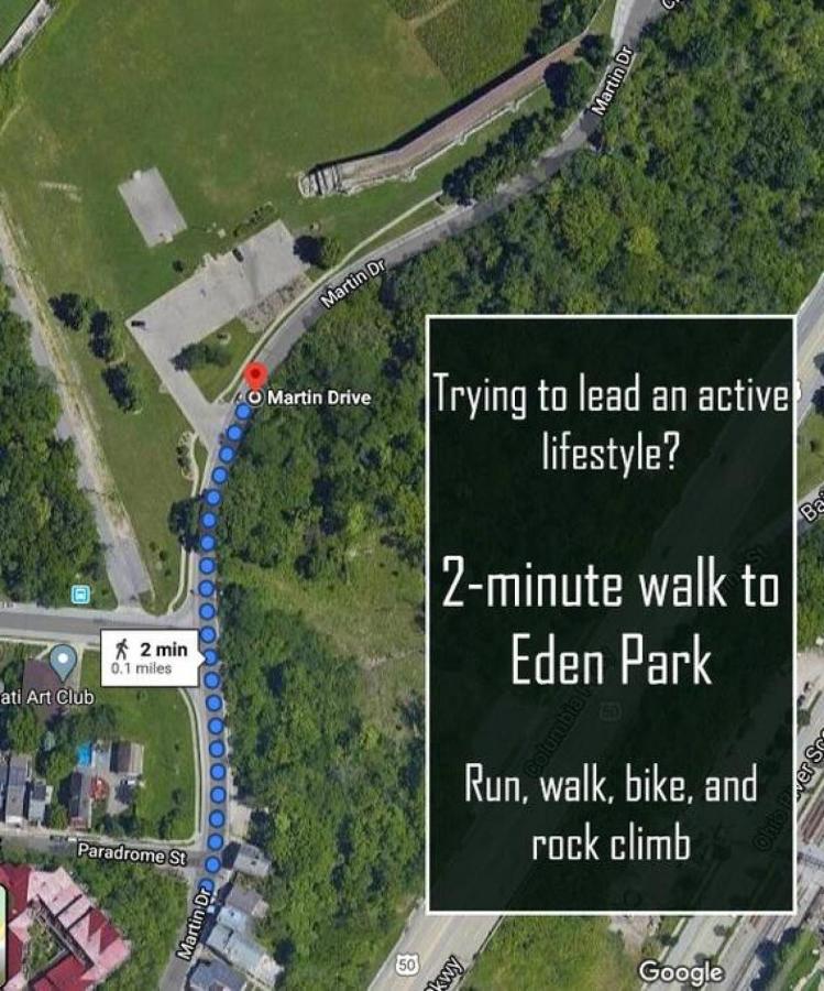 Explore Downtown And Mount Adams With River Views Holiday home Cincinnati